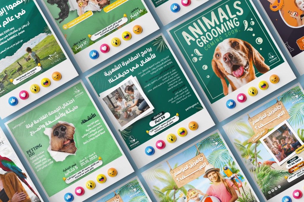 Petting Zoo in Kuwait - Visual Identity & Brand Design